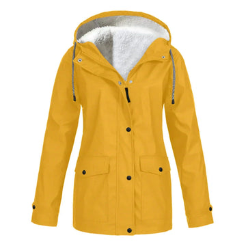 Damen Gemütliche Wasserdichte Jacke - Warme Innenfutter-Funktion