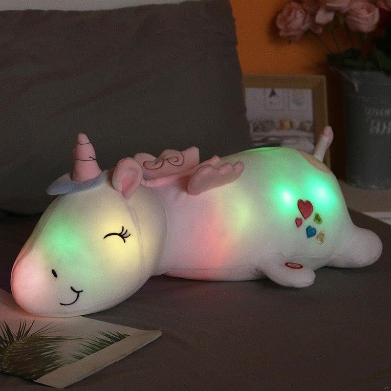 Leuchtendes Einhorn Nachtlicht - LED Kuscheltier