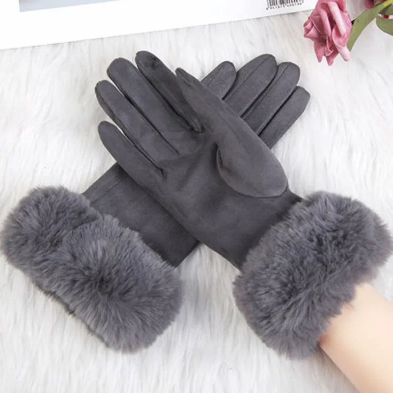 Women's Touchscreen Winter Gloves - Soft Cuffs & Smooth Finish