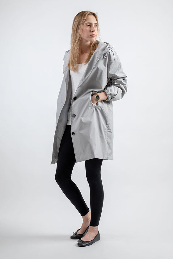 Damen Leichte Wasserdichte Jacke - Stilvolle Moderne Passform