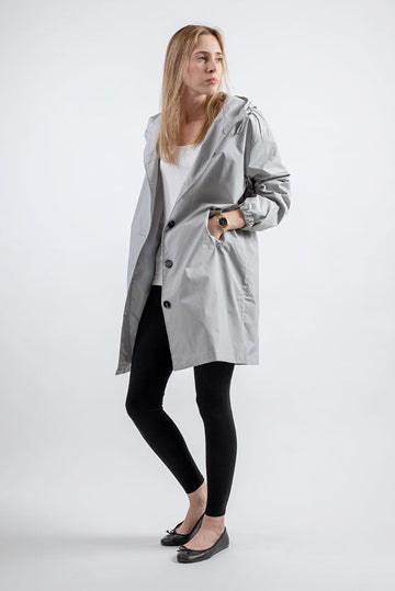 Damen Leichte Wasserdichte Jacke - Stilvolle Moderne Passform