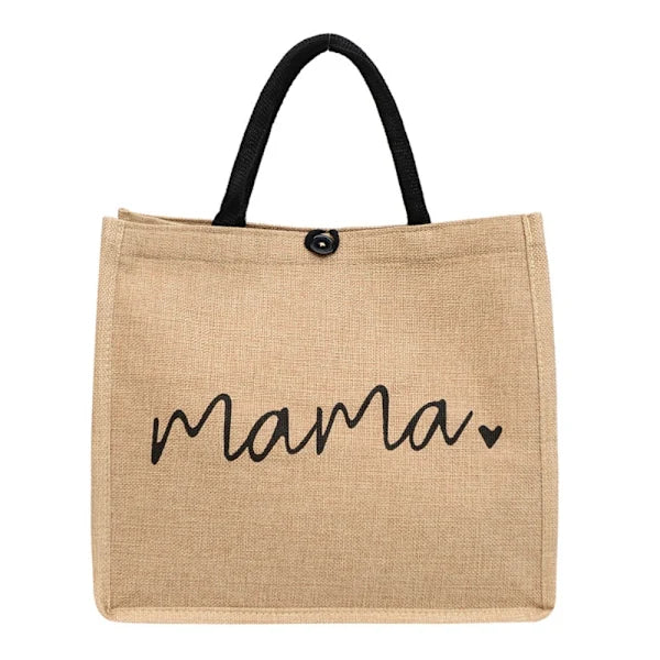 Damen Apricot-farbene Mama Tote Bag - Klassisch und geräumig