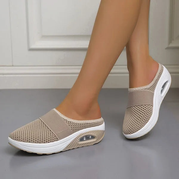 Damen Slip-On Sneaker - Atmungsaktiv mit Luftpolster
