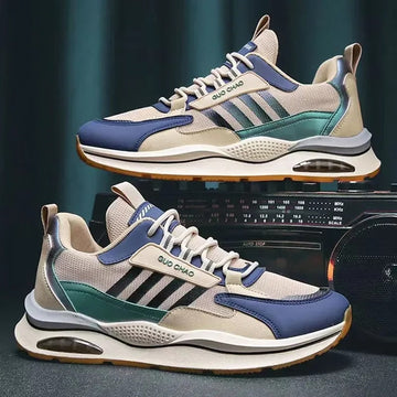 Herren Lauf-Sneaker – Mit Air-Dämpfung und Farblich Abgesetzten Panels