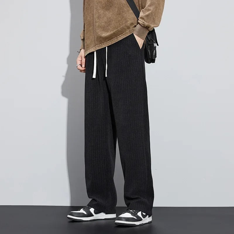Men's Straight Fit Joggers - Cord & Casual Style