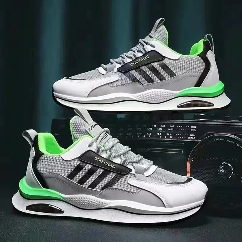 Herren Lauf-Sneaker – Mit Air-Dämpfung und Farblich Abgesetzten Panels