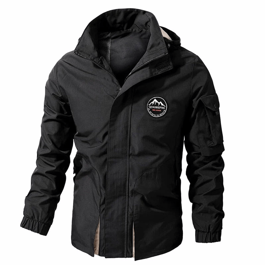 Herren Winter-Windbreaker Jacke - Isoliert & Mehrfachtaschen