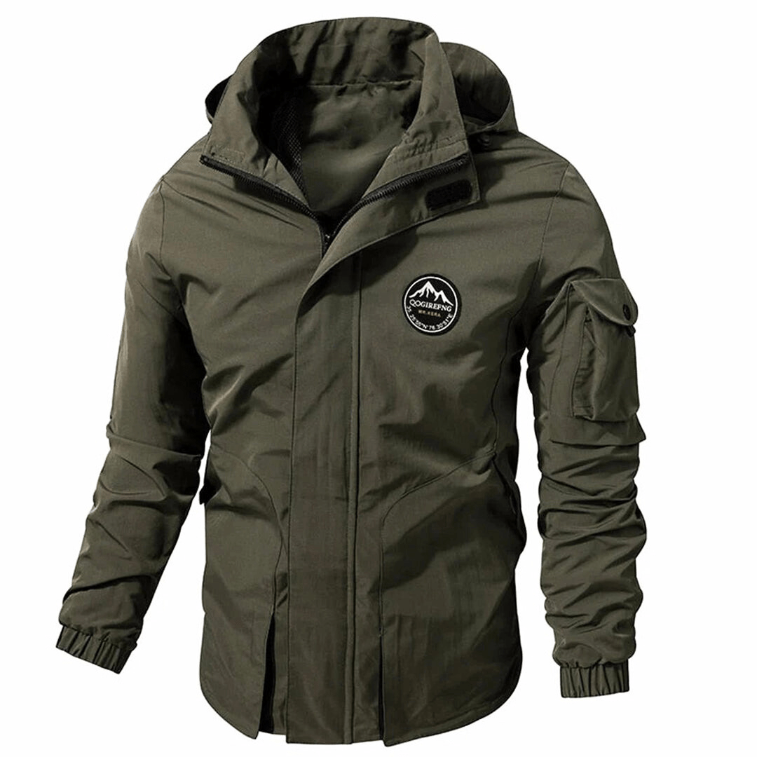 Herren Winter-Windbreaker Jacke - Isoliert & Mehrfachtaschen