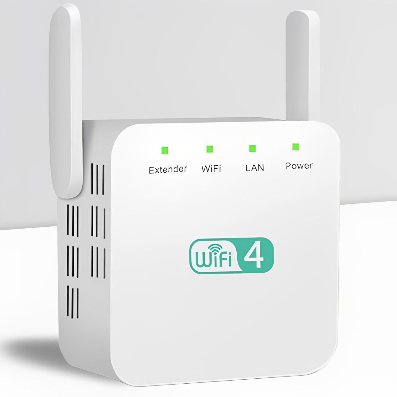 WiFi Repeater Signal Amplifier – Powerful WLAN Extender with Antennas