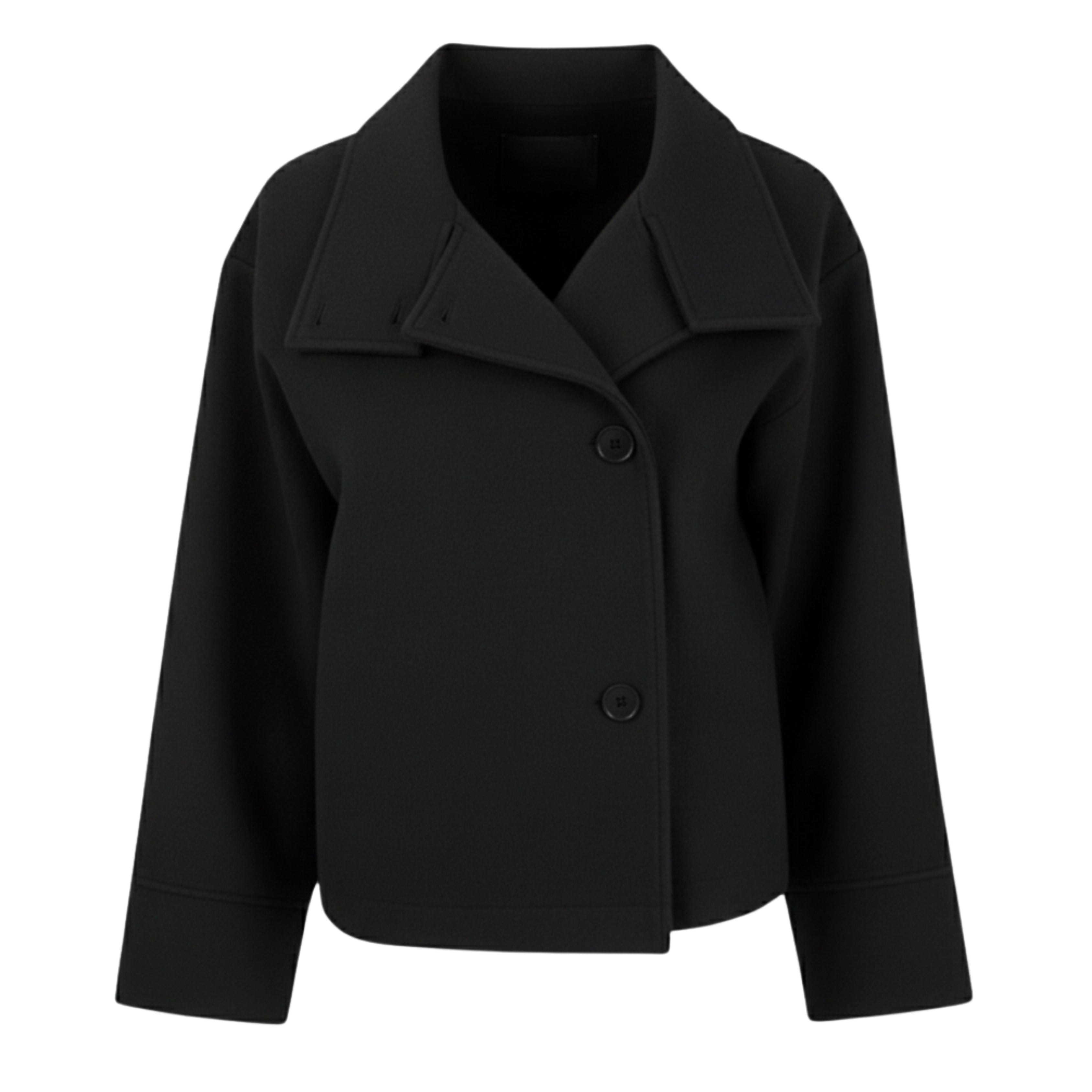 Korte Peacoat Jas voor Vrouwen - Wolmix