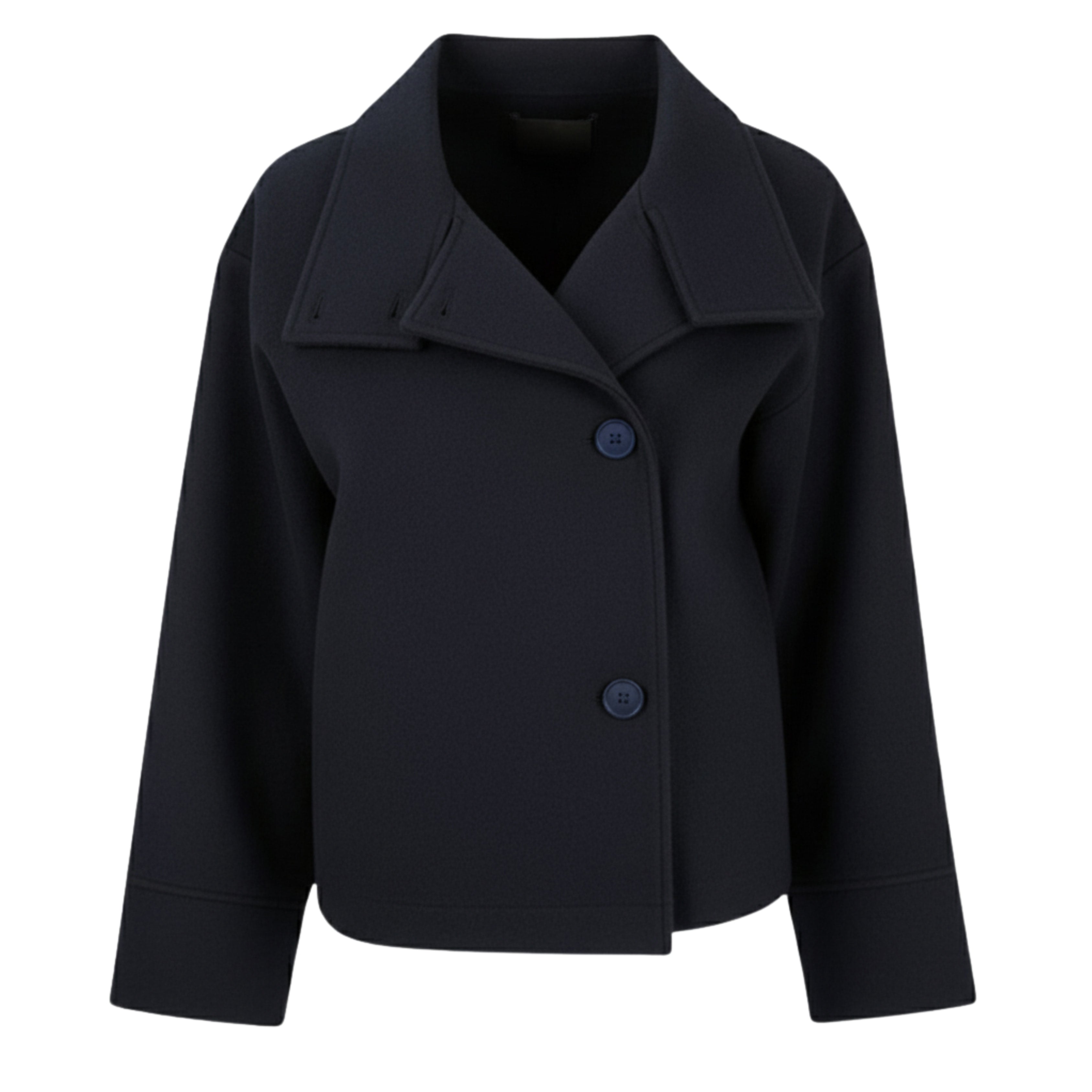 Korte Peacoat Jas voor Vrouwen - Wolmix