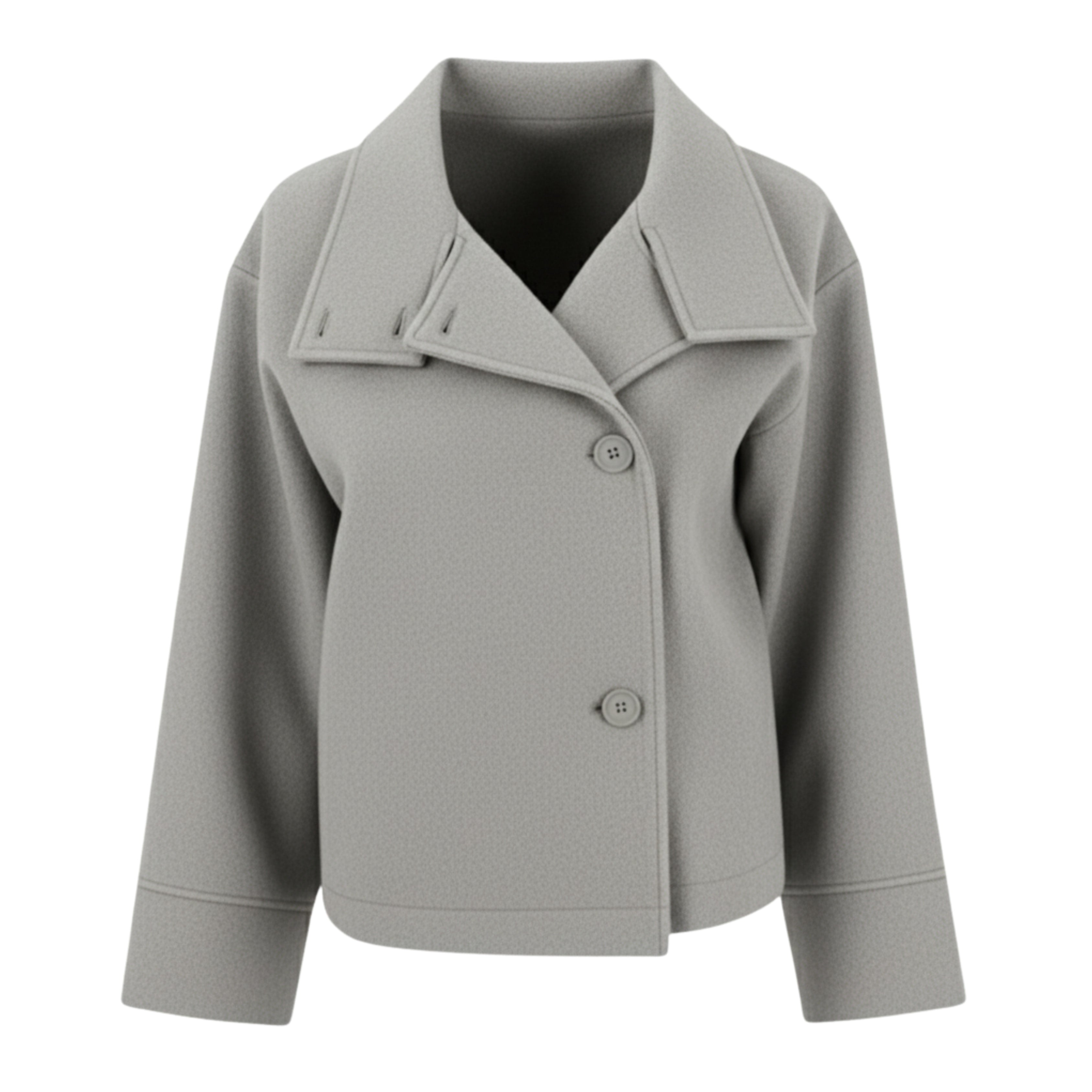 Korte Peacoat Jas voor Vrouwen - Wolmix