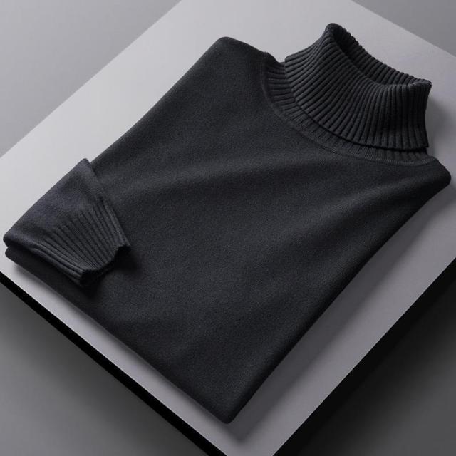 Franco - Stilvoller Herbst Rollkragenpullover mit Schlanker Passform für Herren