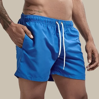 Men's Swim Shorts - Quick-Dry with Elastic Waistband