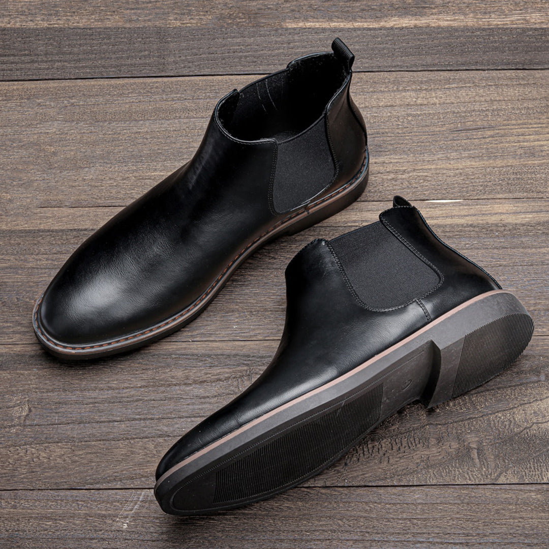Men's Chelsea Ankle Boots - Slip-On Shoes