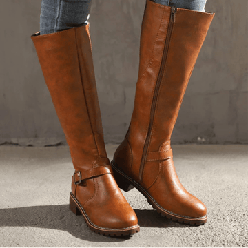 Elegante Hohe Stiefel mit Atmungsaktivem Design für Damen | Clara