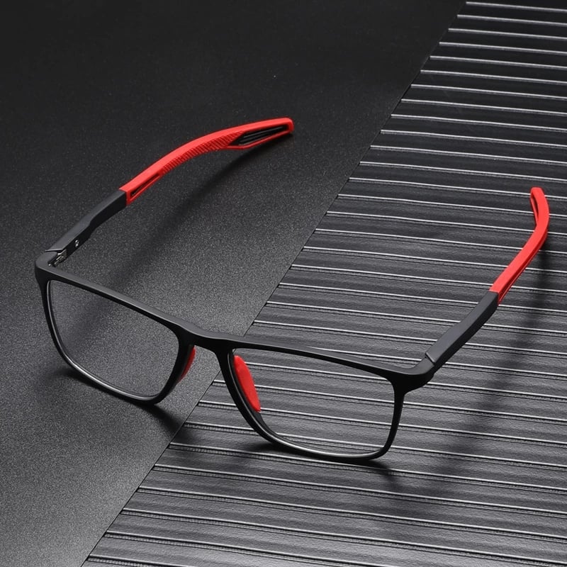 Ultra-light reading glasses - anti-blue light filter with rectangular frame